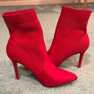 Women’s Red Sock Boots. Size 8